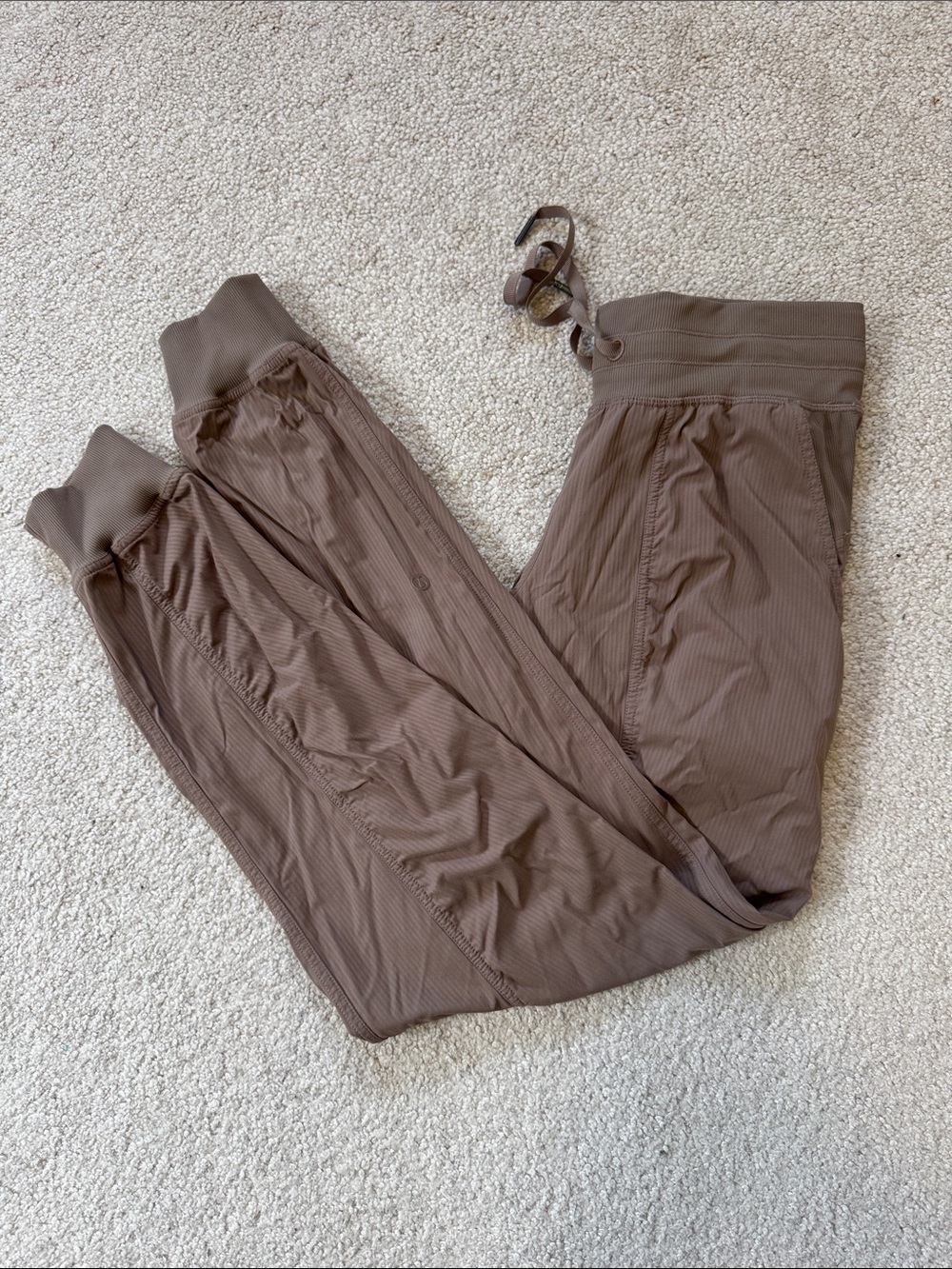 lululemon Dance Studio Joggers Taupetastic Sz4